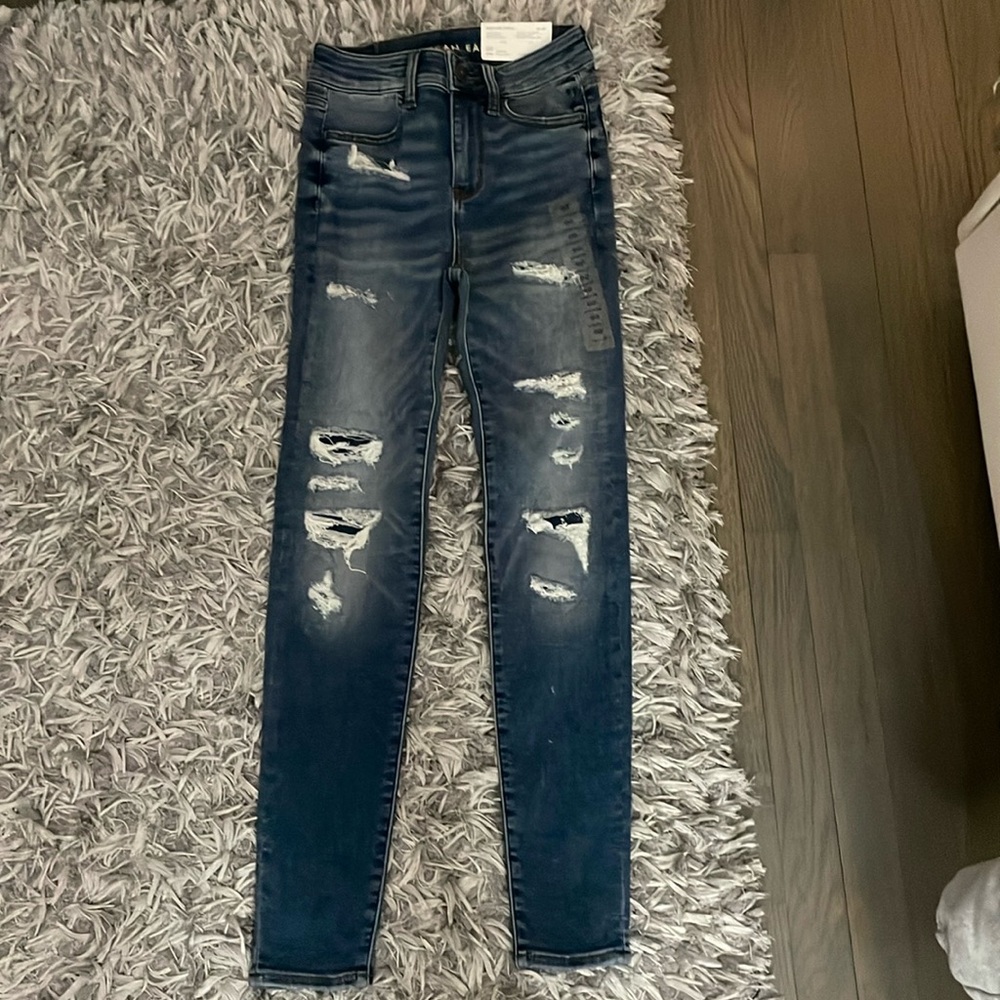 BRAND NEW WT American Eagles Next Level Stretch Skinny Jeans Size 00